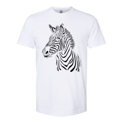 Zebra African Animal Zoo Keeper Zebra Lover Cute Gift Softstyle CVC T-Shirt