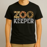 Zookeeper African Animals Zebra Wild Print Savanna Costume T-Shirt
