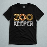 Zookeeper African Animals Zebra Wild Print Savanna Costume T-Shirt