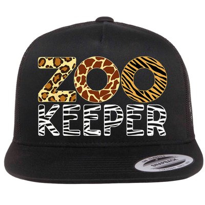 Zookeeper African Animals Zebra Wild Print Savanna Costume Flatbill Hat