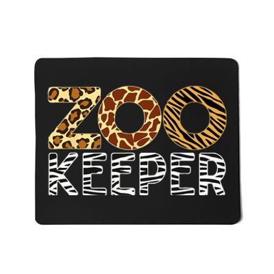 Zookeeper African Animals Zebra Wild Print Savanna Costume Mousepad