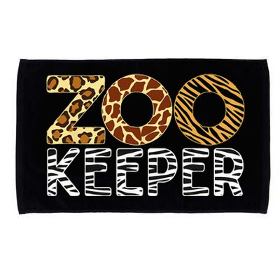 Zookeeper African Animals Zebra Wild Print Savanna Costume Microfiber Hand Towel