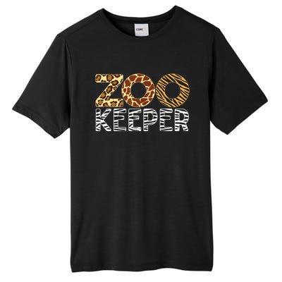 Zookeeper African Animals Zebra Wild Print Savanna Costume Tall Fusion ChromaSoft Performance T-Shirt