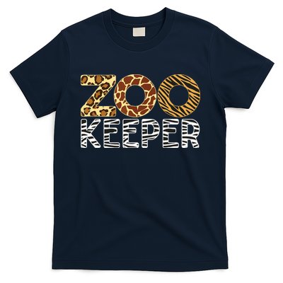 Zookeeper African Animals Zebra Wild Print Savanna Costume T-Shirt