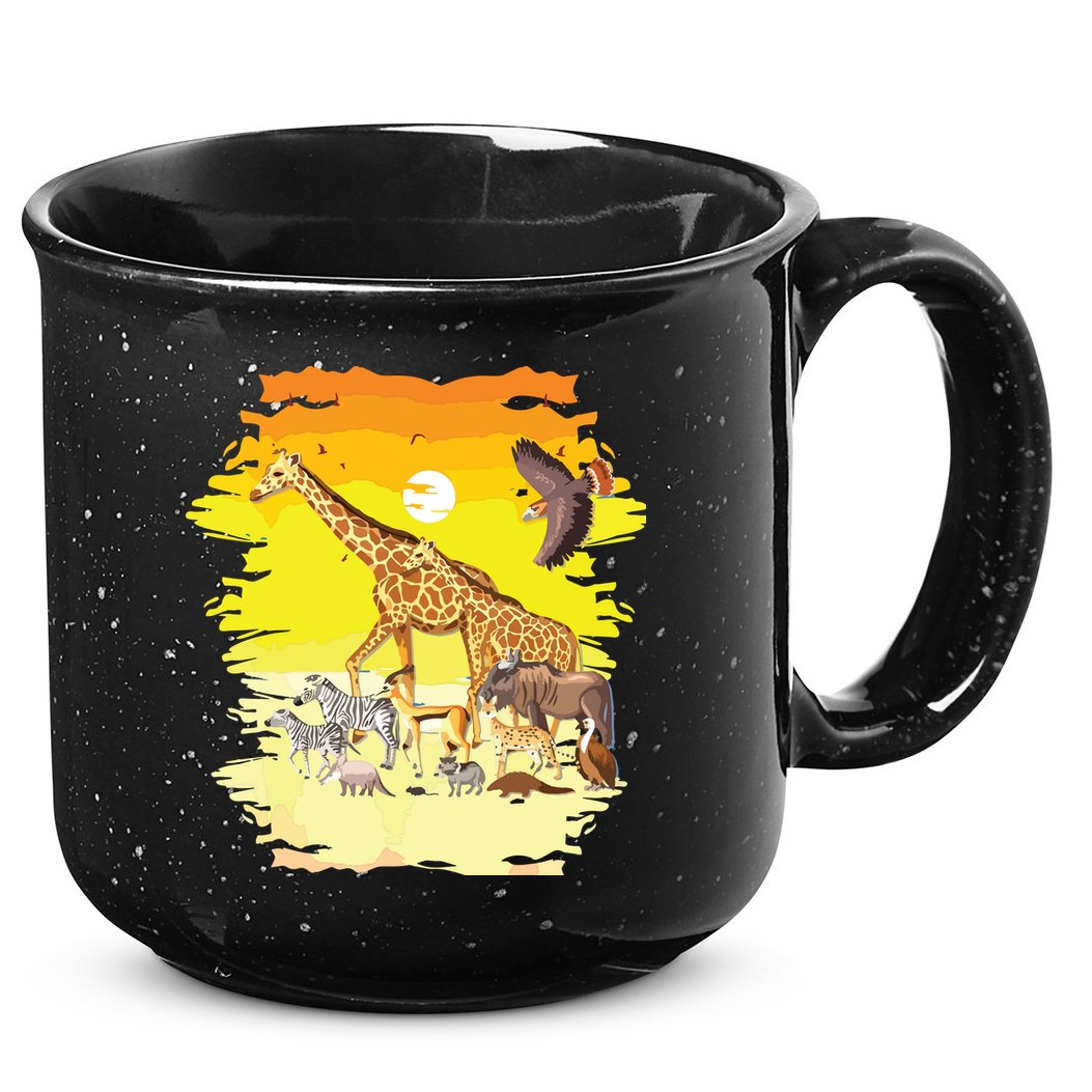 Zookeeper Africans Animal Jungle Safari Zoo Keeper 15oz Campfire Ceramic Mug