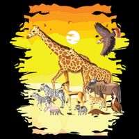 Zookeeper Africans Animal Jungle Safari Zoo Keeper Cropped Pullover Crew