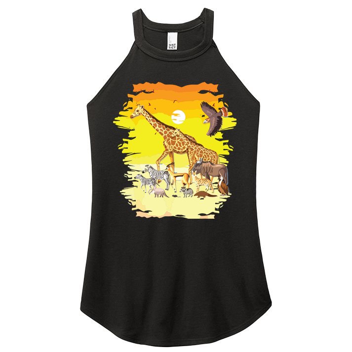 Zookeeper Africans Animal Jungle Safari Zoo Keeper Women's Perfect Tri Rocker Tank