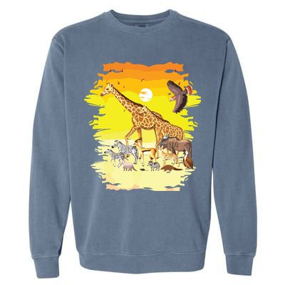 Zookeeper Africans Animal Jungle Safari Zoo Keeper Garment-Dyed Sweatshirt