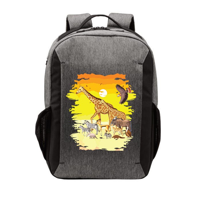 Zookeeper Africans Animal Jungle Safari Zoo Keeper Vector Backpack