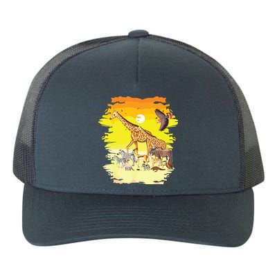 Zookeeper Africans Animal Jungle Safari Zoo Keeper Yupoong Adult 5-Panel Trucker Hat