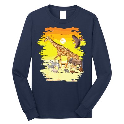 Zookeeper Africans Animal Jungle Safari Zoo Keeper Long Sleeve Shirt