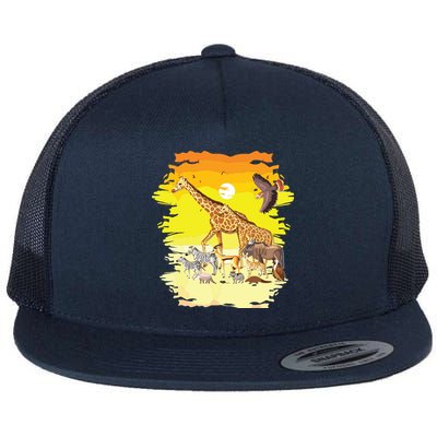 Zookeeper Africans Animal Jungle Safari Zoo Keeper Flatbill Hat