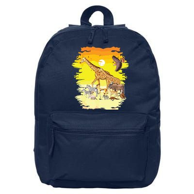 Zookeeper Africans Animal Jungle Safari Zoo Keeper 16 in Basic Backpack