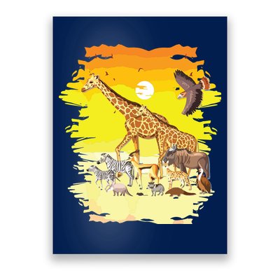 Zookeeper Africans Animal Jungle Safari Zoo Keeper Poster