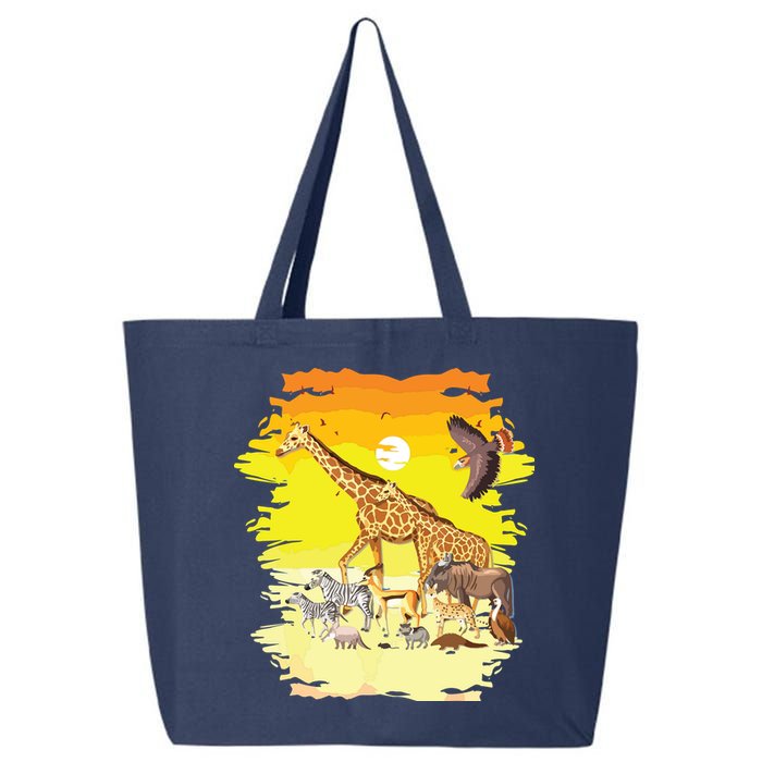 Zookeeper Africans Animal Jungle Safari Zoo Keeper 25L Jumbo Tote