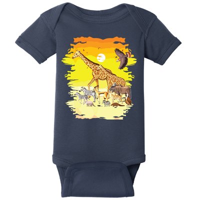 Zookeeper Africans Animal Jungle Safari Zoo Keeper Baby Bodysuit