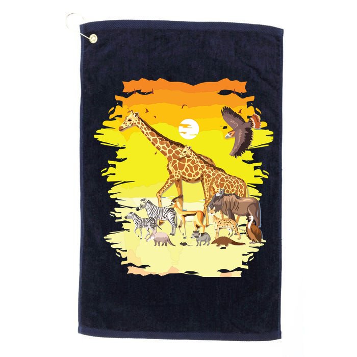 Zookeeper Africans Animal Jungle Safari Zoo Keeper Golf Towel