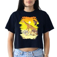 Zookeeper Africans Animal Jungle Safari Zoo Keeper Crop Top