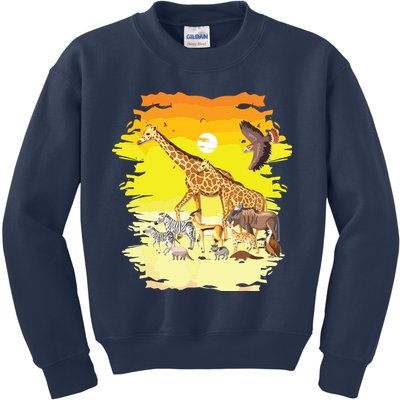 Zookeeper Africans Animal Jungle Safari Zoo Keeper Kids Sweatshirt