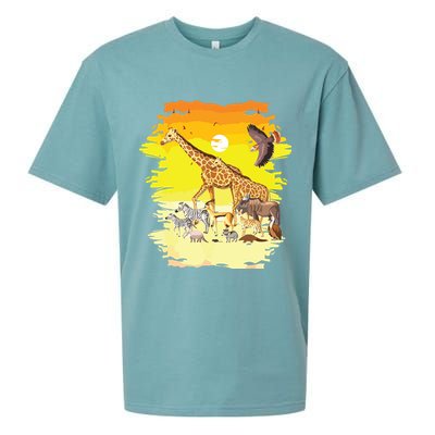 Zookeeper Africans Animal Jungle Safari Zoo Keeper Sueded Cloud Jersey T-Shirt