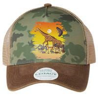 Zookeeper Africans Animal Jungle Safari Zoo Keeper Legacy Tie Dye Trucker Hat