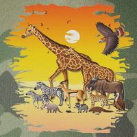 Zookeeper Africans Animal Jungle Safari Zoo Keeper Legacy Tie Dye Trucker Hat