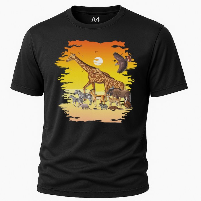 Zookeeper Africans Animal Jungle Safari Zoo Keeper Cooling Performance Crew T-Shirt