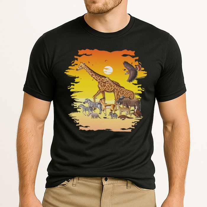 Zookeeper Africans Animal Jungle Safari Zoo Keeper Cooling Performance Crew T-Shirt