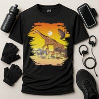 Zookeeper Africans Animal Jungle Safari Zoo Keeper Cooling Performance Crew T-Shirt