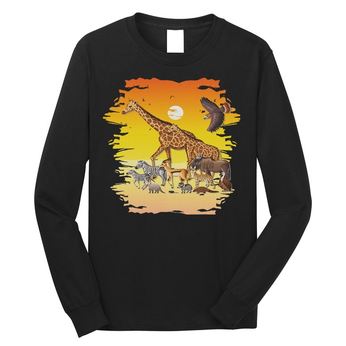 Zookeeper Africans Animal Jungle Safari Zoo Keeper Long Sleeve Shirt