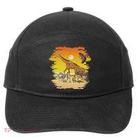 Zookeeper Africans Animal Jungle Safari Zoo Keeper 7-Panel Snapback Hat