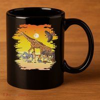 Zookeeper Africans Animal Jungle Safari Zoo Keeper 11oz C Handle Ceramic Mug