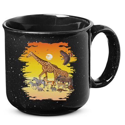 Zookeeper Africans Animal Jungle Safari Zoo Keeper 15oz Campfire Ceramic Mug