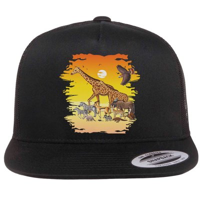 Zookeeper Africans Animal Jungle Safari Zoo Keeper Flatbill Hat