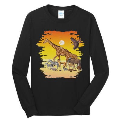 Zookeeper Africans Animal Jungle Safari Zoo Keeper Tall Long Sleeve T-Shirt
