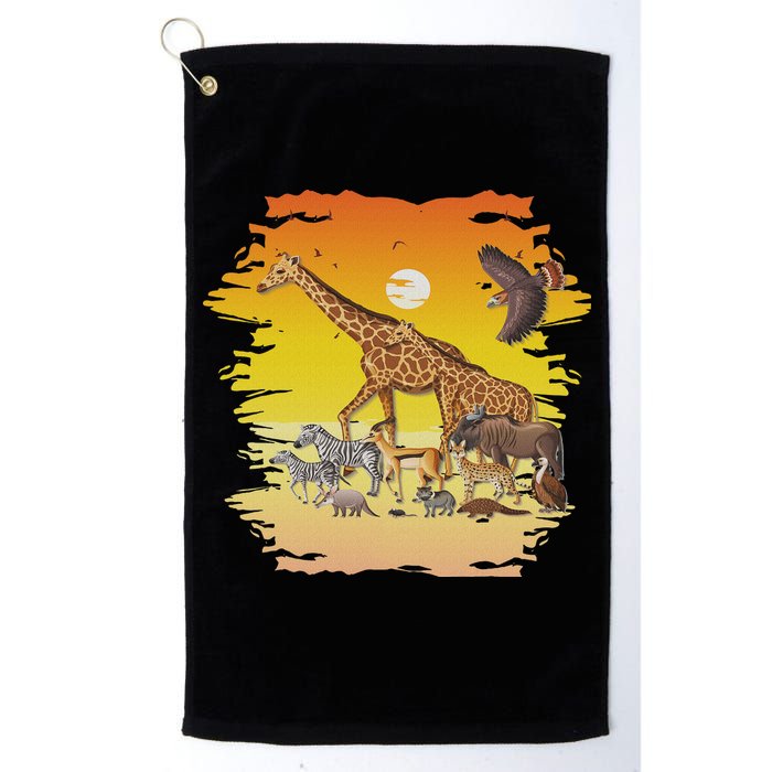 Zookeeper Africans Animal Jungle Safari Zoo Keeper Golf Towel