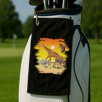 Zookeeper Africans Animal Jungle Safari Zoo Keeper Golf Towel