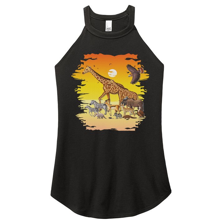 Zookeeper Africans Animal Jungle Safari Zoo Keeper Women's Perfect Tri Rocker Tank