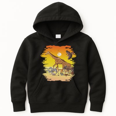 Zookeeper Africans Animal Jungle Safari Zoo Keeper Kids Hoodie