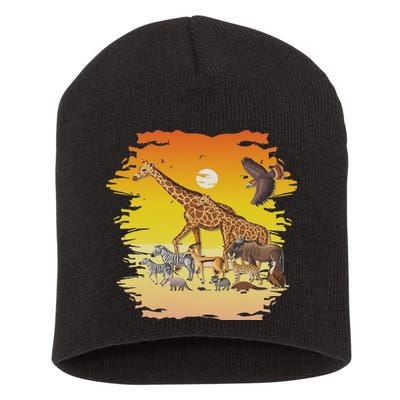 Zookeeper Africans Animal Jungle Safari Zoo Keeper Short Acrylic Beanie