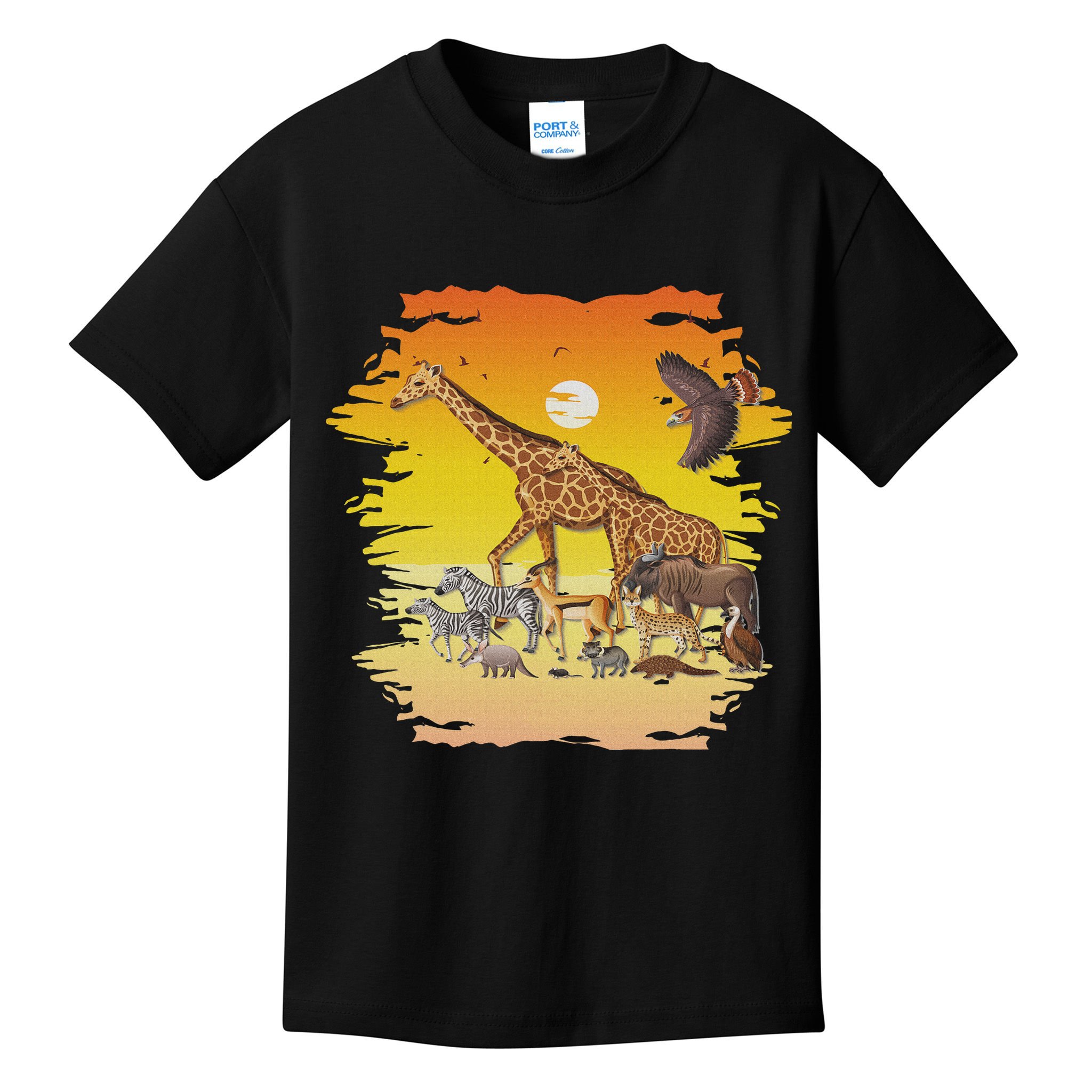 Zookeeper Africans Animal Jungle Safari Zoo Keeper Kids T-Shirt