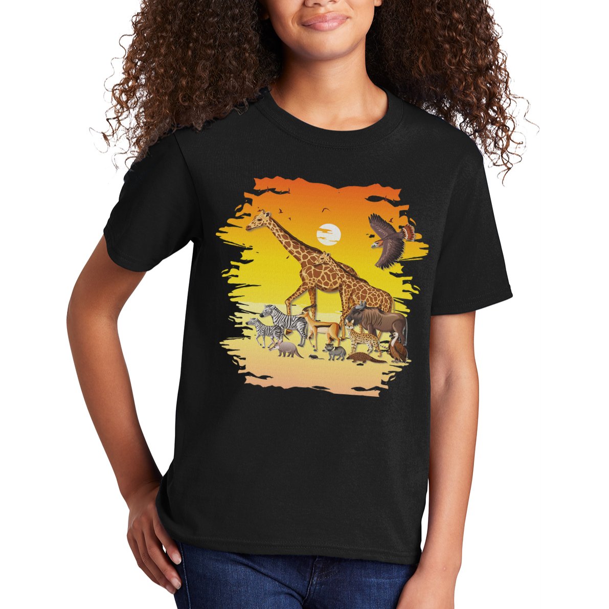 Zookeeper Africans Animal Jungle Safari Zoo Keeper Kids T-Shirt