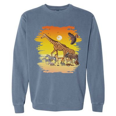 Zookeeper Africans Animal Jungle Safari Zoo Keeper Garment-Dyed Sweatshirt