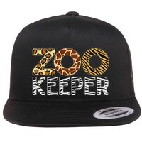 Zookeeper African Animals Zebra Wild Print Savanna Costume Flatbill Hat