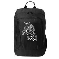 Zebra African Animal Zoo Keeper Zebra Lover Gift City Backpack