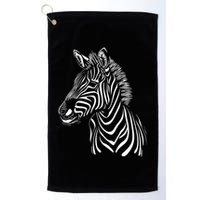 Zebra African Animal Zoo Keeper Zebra Lover Gift Golf Towel