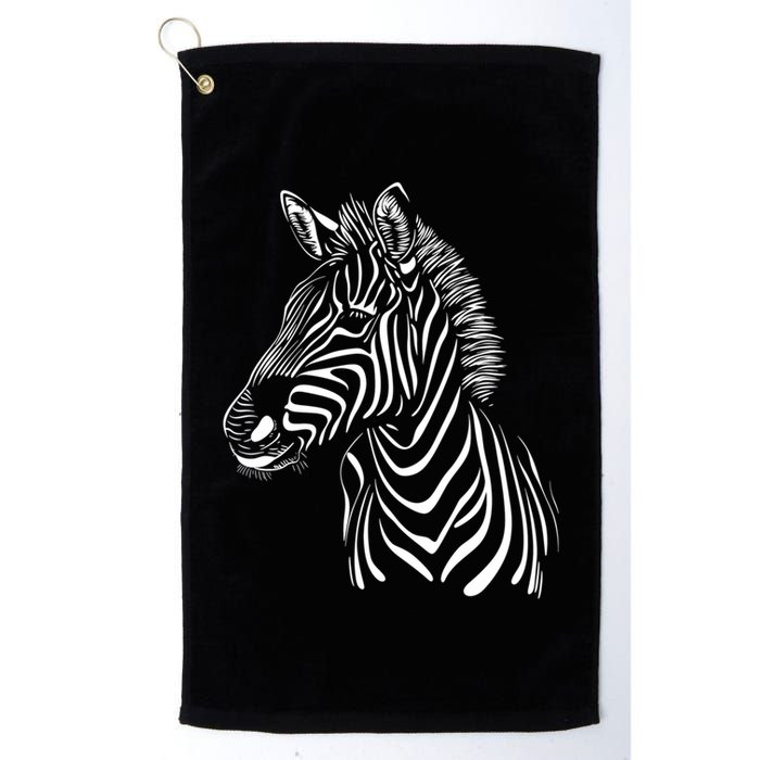 Zebra African Animal Zoo Keeper Zebra Lover Gift Golf Towel