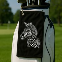 Zebra African Animal Zoo Keeper Zebra Lover Gift Golf Towel