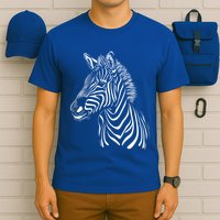 Zebra African Animal Zoo Keeper Zebra Lover Gift T-Shirt