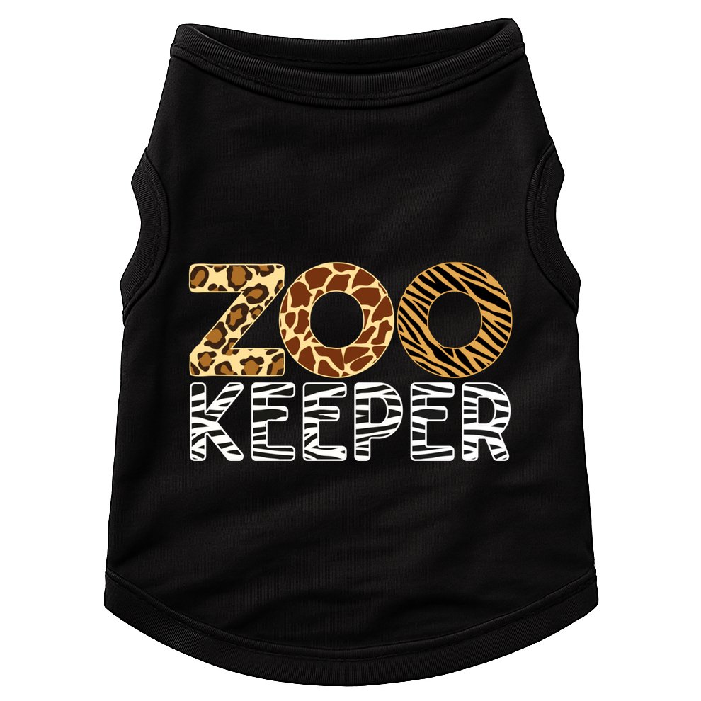 Zookeeper African Animals Zebra Wild Print Savanna Costume Gift Doggie Tank